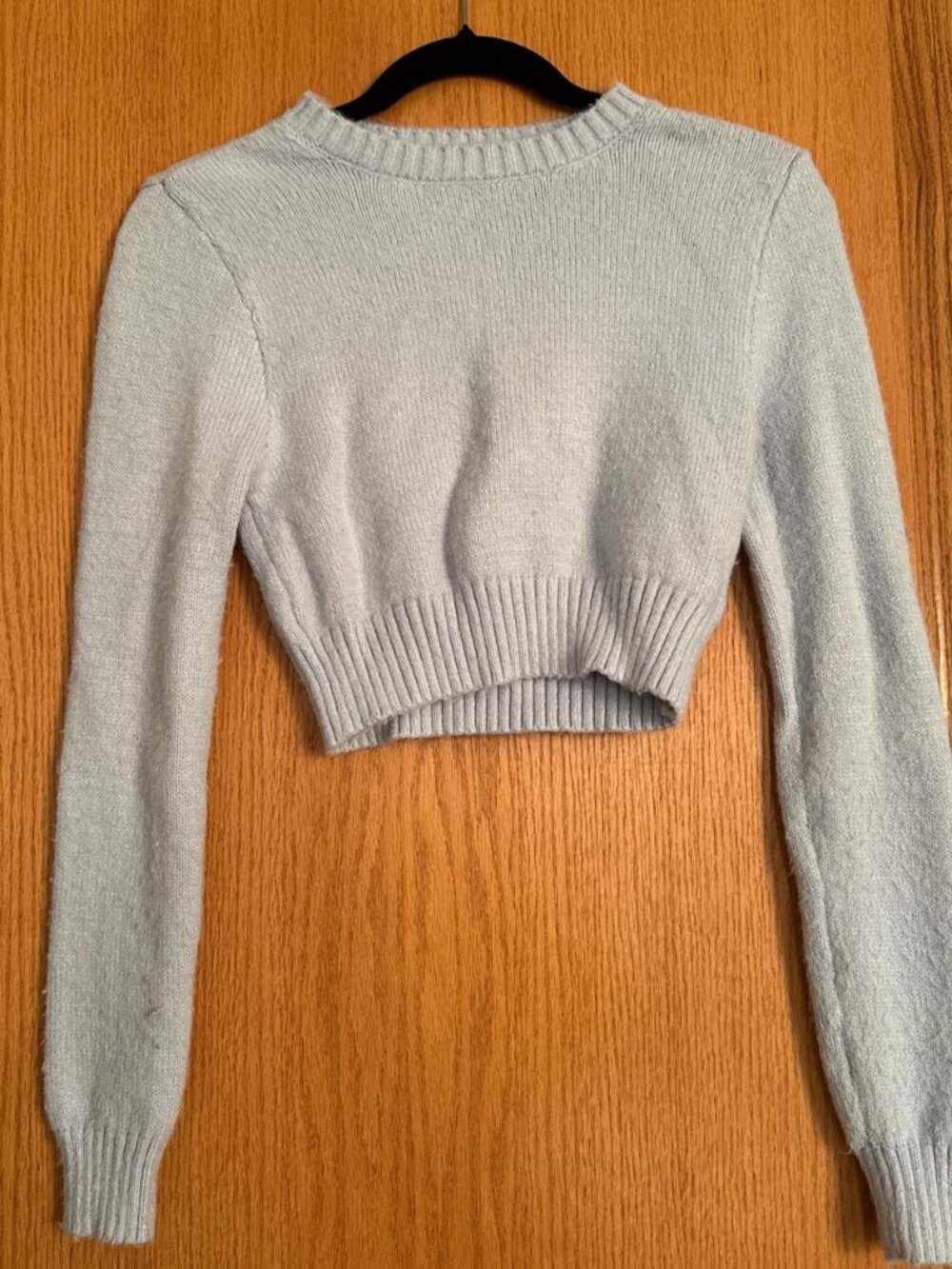 Garage Women's Blue and Grey Jumper